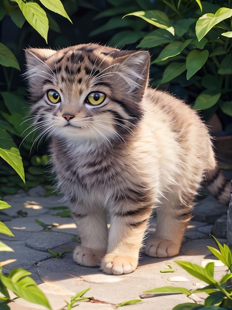 Otocolobus manul cat per la carta da parati mobile