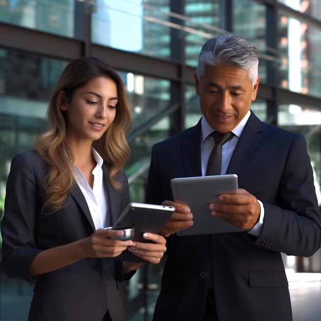 Ottimizzazione del lavoro di squadra Professionisti aziendali e sviluppatori collaborano per il successo