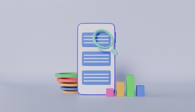 Ottimizzazione SEO Analisi dei dati Trading azionario Analisi web e concetto di marketing SEO