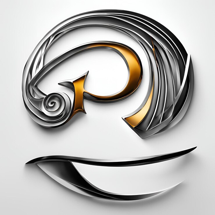 p ultimo logo per l'azienda con un aspetto intelligente semplice minimalista e sfondo solido 1