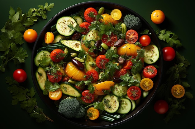 Padella con verdure fresche