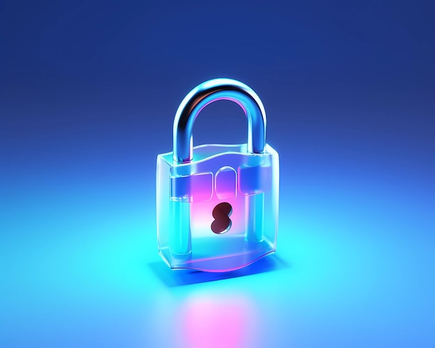 Padlock 3d