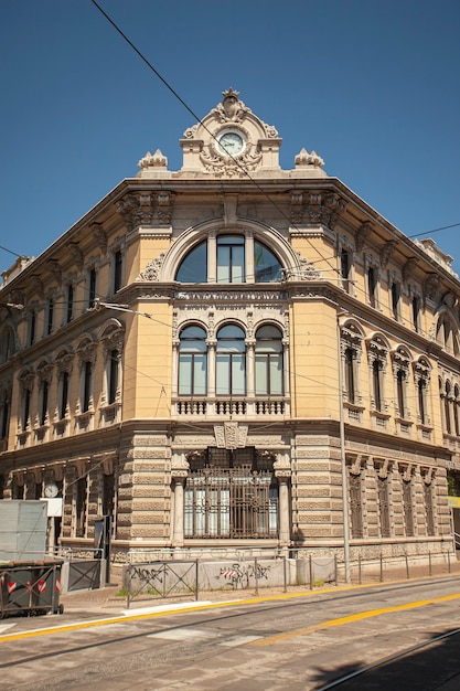 PADOVA, ITALIA 17 LUGLIO 2020: Dettaglio edificio storico a Padova in Italia