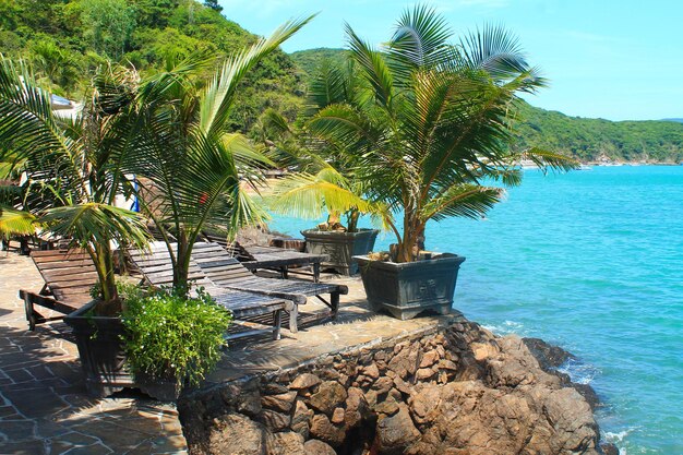 Paesaggi dell'isola di Hon Mieu Nha Trang Vietnam