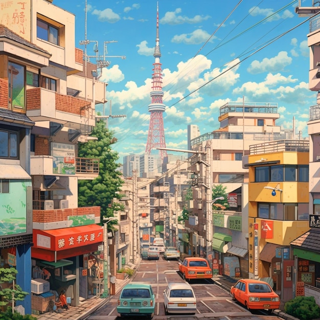 Paesaggi della città di Tokyo