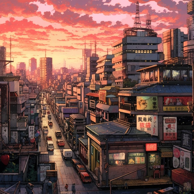 Paesaggi della città di Tokyo