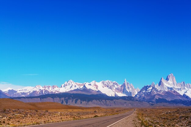 Paesaggi della Patagonia nel sud dell'Argentina