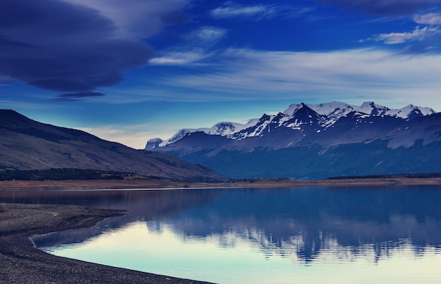 Paesaggi della Patagonia nel sud dell'Argentina