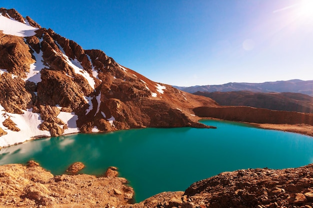 Paesaggi della Patagonia nel sud dell'Argentina