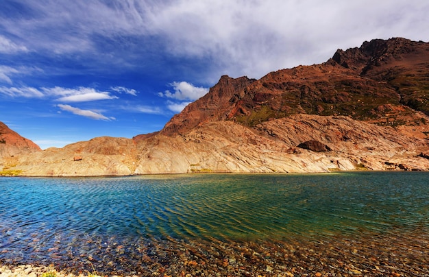 Paesaggi della Patagonia nel sud dell'Argentina