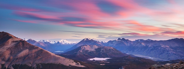 Paesaggi della Patagonia nel sud