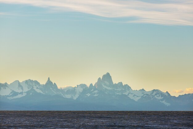 Paesaggi della Patagonia nel sud