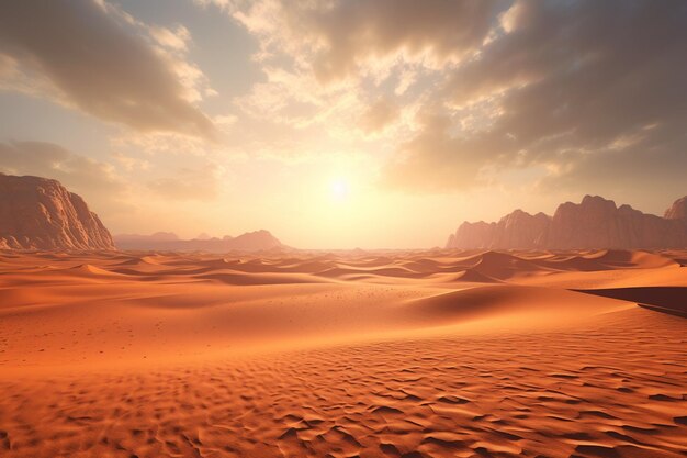 Paesaggi desertici di Dubai