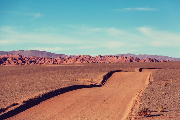 Paesaggi panoramici del nord dell'Argentina