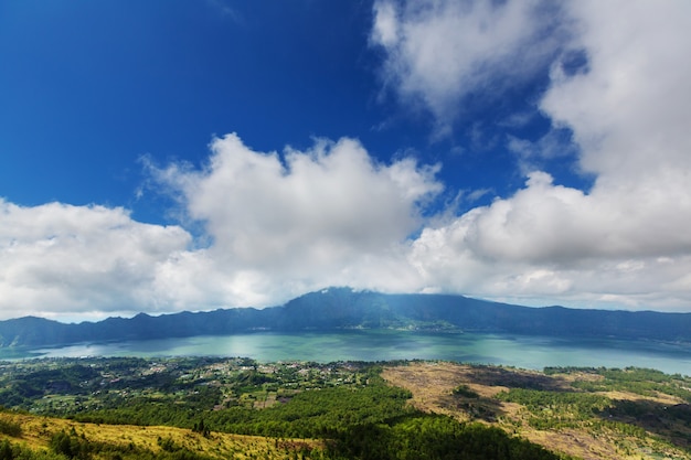 Paesaggi tropicali nell'isola di Bali, Indonesia