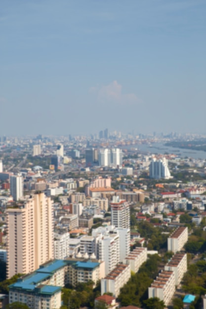 Paesaggi urbani vaghi a Bangkok, Tailandia