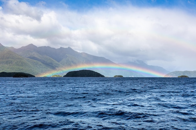 Paesaggio al lago Te Anau Nuova Zelanda