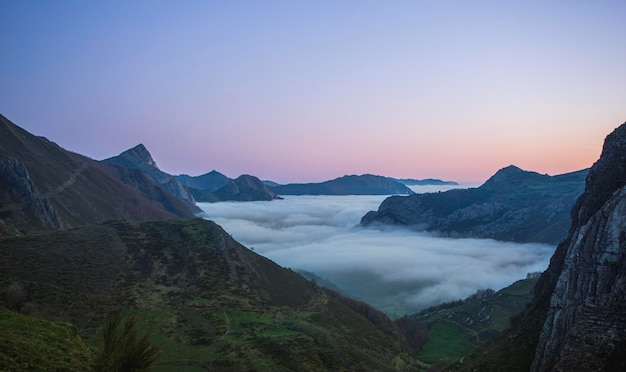 paesaggio al mattino