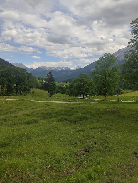 paesaggio alpino a Berchtesgaden Land Germania