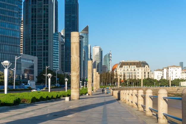 Paesaggio architettonico moderno della città di Qingdao