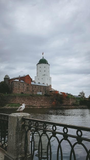 Paesaggio autunnale nella città Vyborg Russia