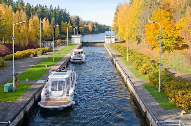 Paesaggio autunnale scandinavo