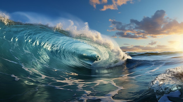 Paesaggio bellissimo Mare Oceano e vita