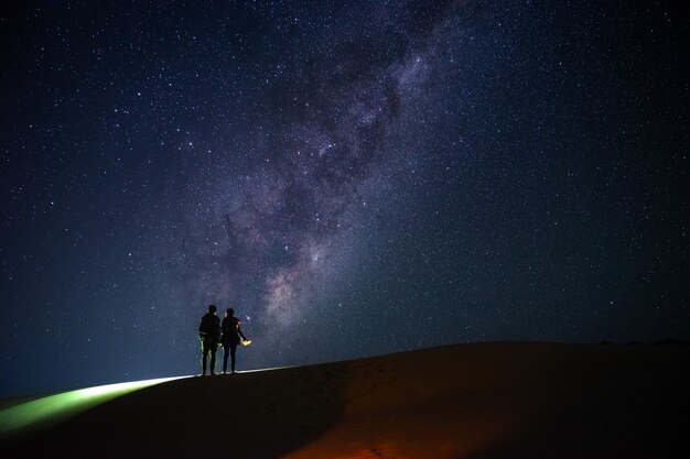 Paesaggio con la Via Lattea