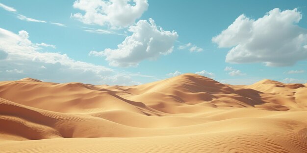 Paesaggio del deserto album fotografico visivo pieno di sabbia calda e vento asciutto