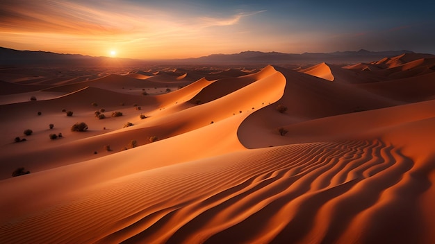 Paesaggio del deserto arabo