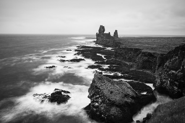 Paesaggio del mare dell'isola