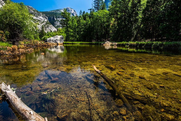 Paesaggio del parco nazionale di Yosemite