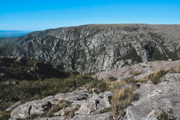 Paesaggio del Parco Nazionale Quebrada del Condoritoprovincia di Cordoba Argentina