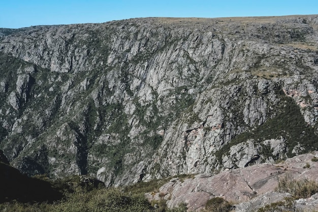 Paesaggio del Parco Nazionale Quebrada del Condoritoprovincia di Cordoba Argentina