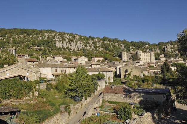 Paesaggio del villaggio in Francia