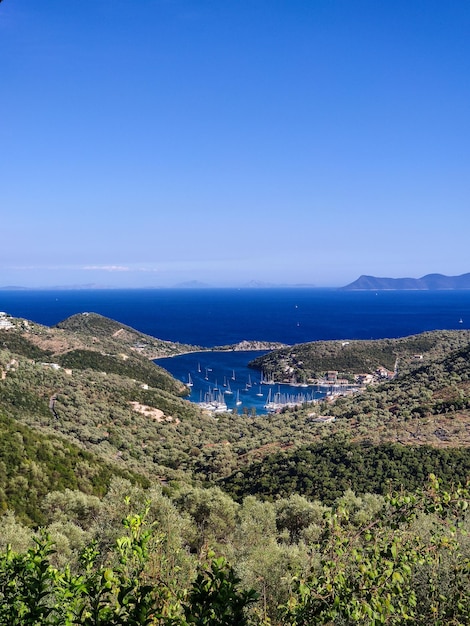 Paesaggio dell'isola di Lefkada