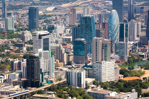 Paesaggio della città di Bangkok