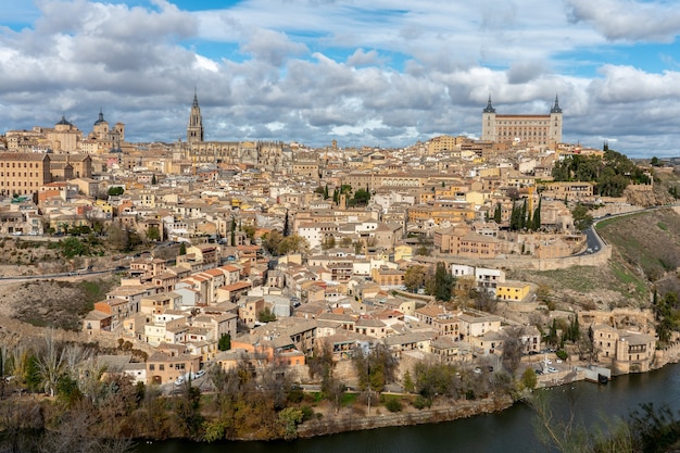 Paesaggio della città di Toledo in Spagna