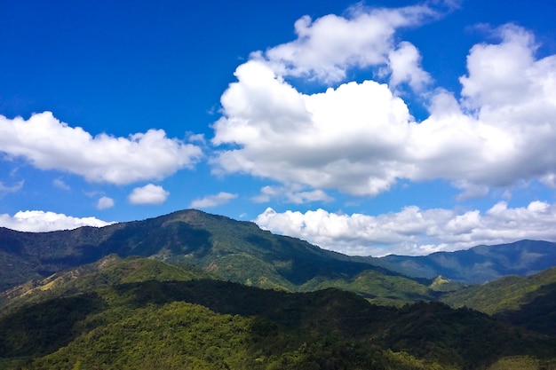 Paesaggio della montagna di strato, Phetchabun, Tailandia