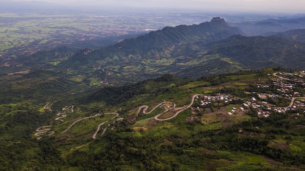 Paesaggio della montagna in Thailandia