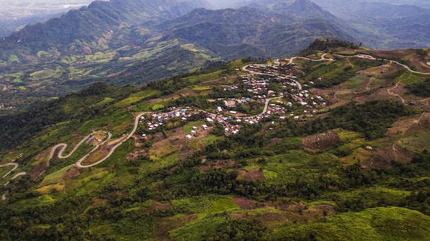 Paesaggio della montagna in Thailandia