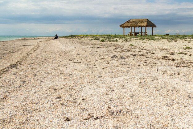 Paesaggio della riva del mare