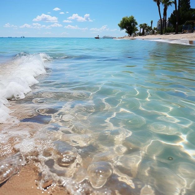 Paesaggio della spiaggia di Aquatic Allure Photo