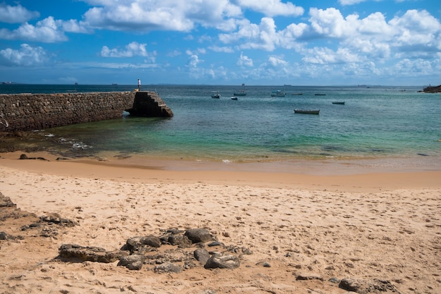 Paesaggio della spiaggia di Porto da Barra