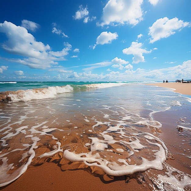 Paesaggio della spiaggia Waves of Wonder Photo