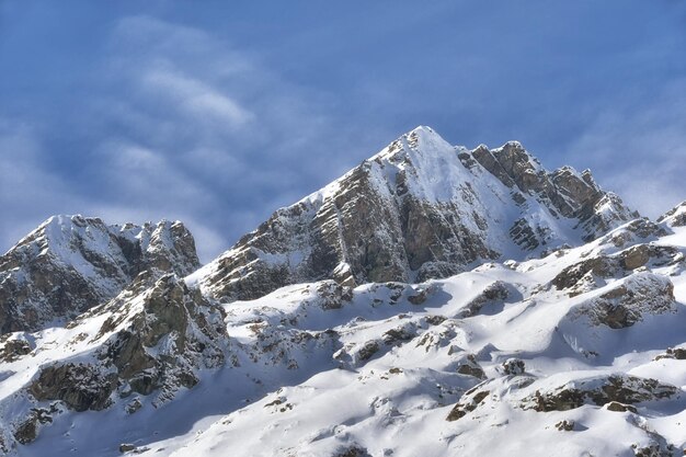 Paesaggio della Valle d039Otro sulle montagne di Alagna Valsesia