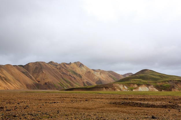 Paesaggio della zona di Landmannalaugar, Riserva Naturale di Fjallabak, Islanda