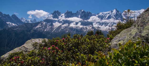 Paesaggio delle alpi francesi