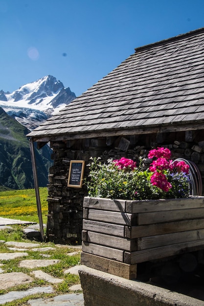 Paesaggio delle alpi francesi