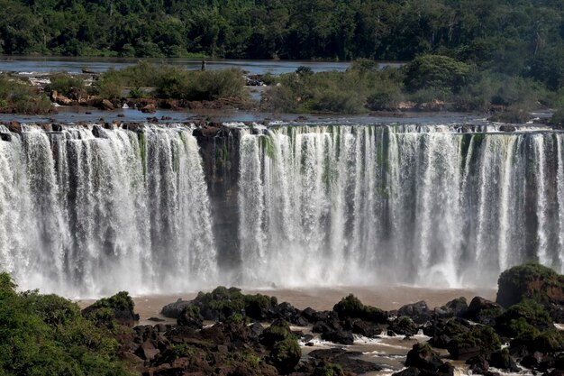 Paesaggio delle cascate di Iguazu